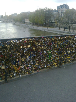 Les cadenas du Pont de l’Archevêché, fot. EK Les cadenas du Pont de l’Archevêché, fot. EK